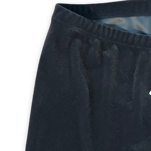 Eileen Fisher Stretch Velvet Pull On Ankle Leggings Size Small Graphite Gray - Picture 2 of 5